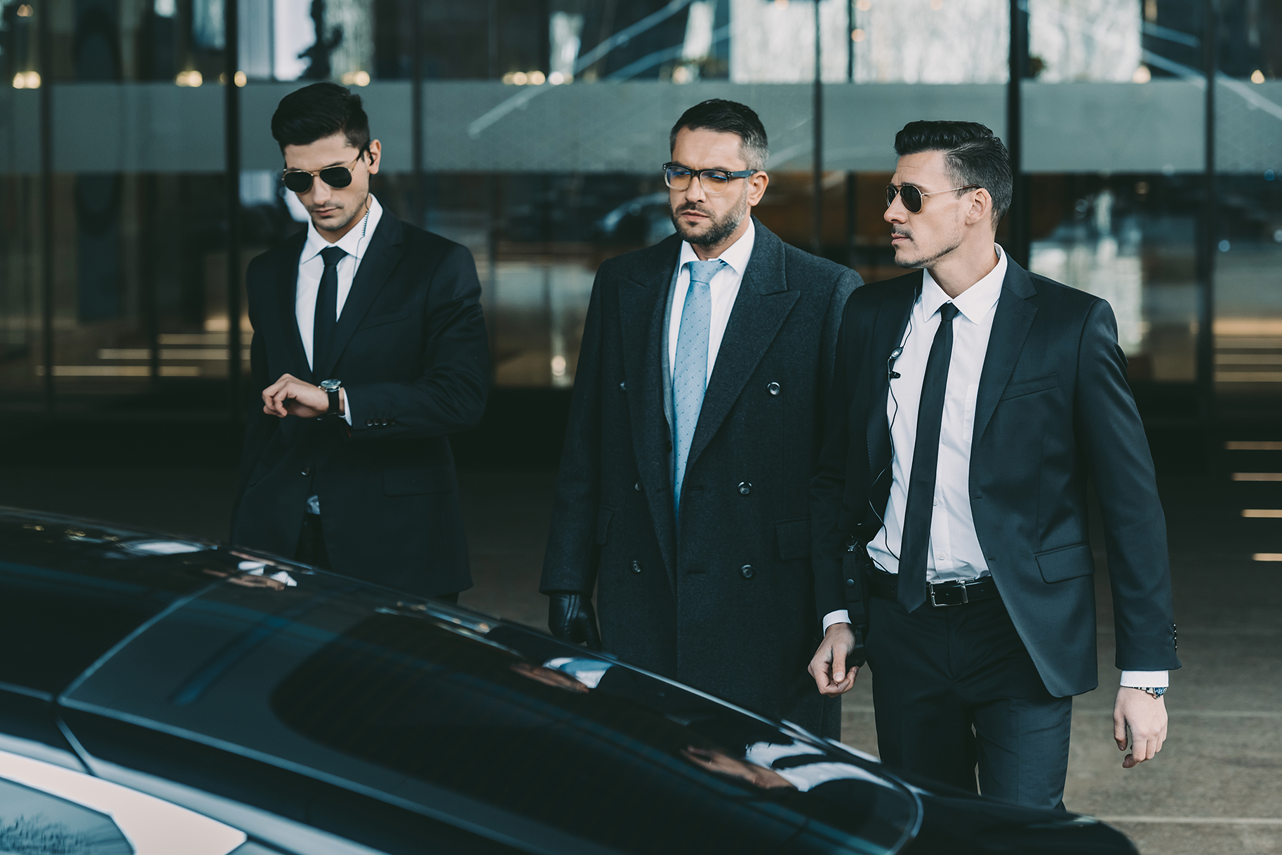 Personenschutz - professioneller Bodyguard